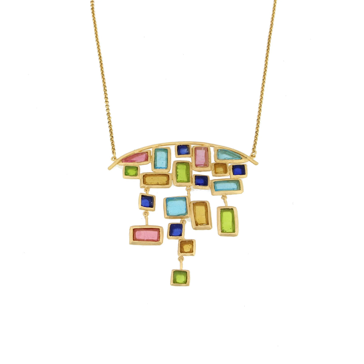 Mosaic Statement 16" Adj. Necklace