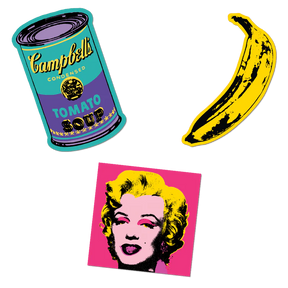 60s Silkscreen Sticker Pack - Andy Warhol