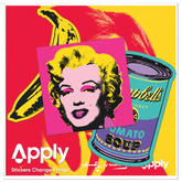 60s Silkscreen Sticker Pack - Andy Warhol
