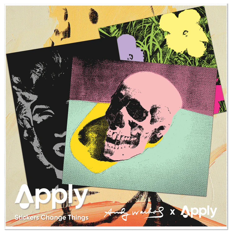 70s Silkscreen Sticker Pack - Andy Warhol