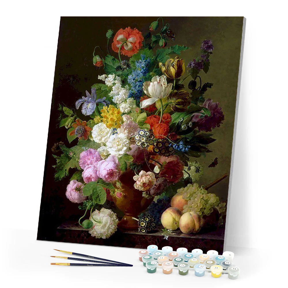 Paint by Numbers - Jan Frans van Dael - Vase of Flowers