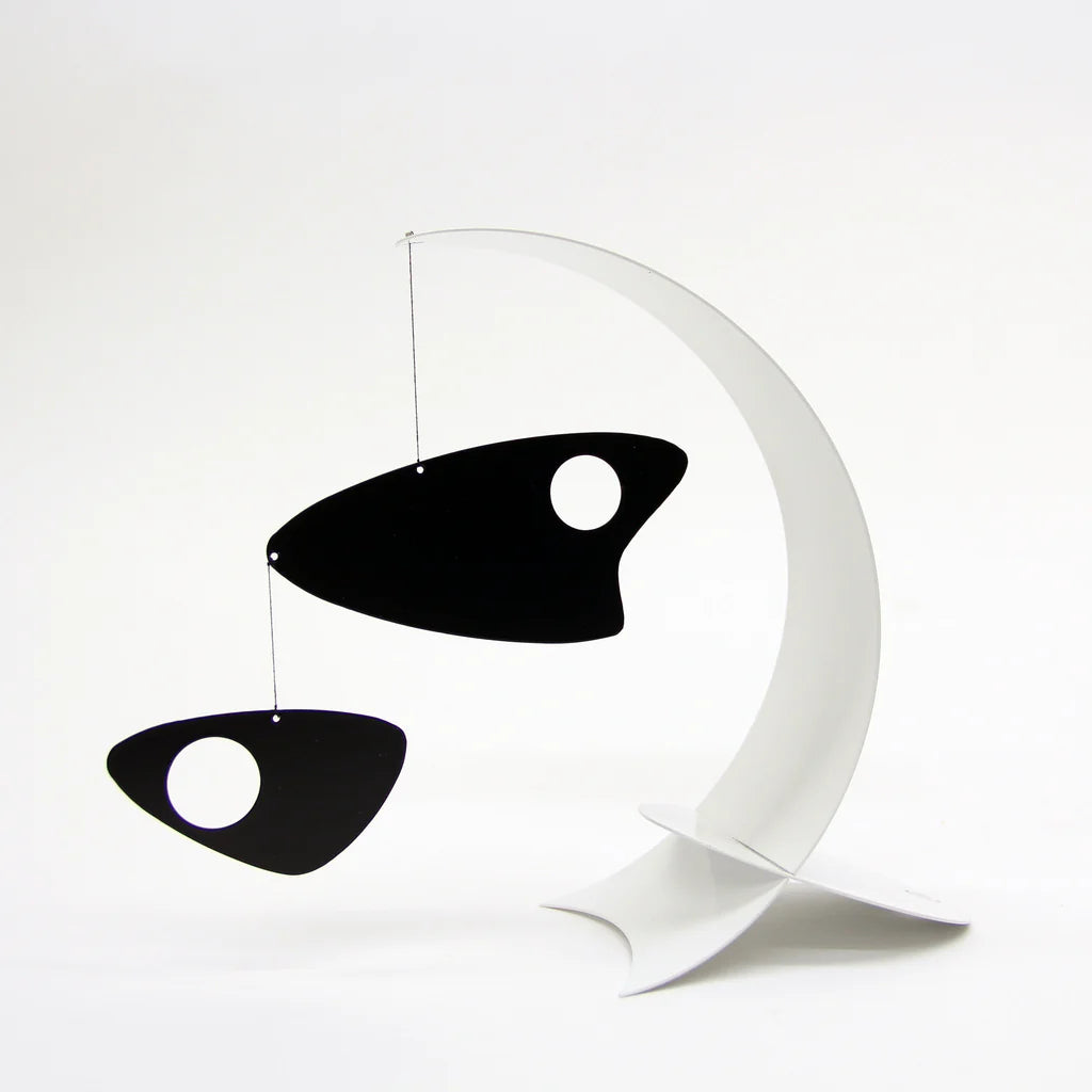 Abstract Arc Desktop Mobile (White/Black)