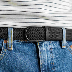 Billy Belt Woven Belt All Black