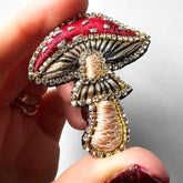 Amanita Fly Killer Brooch