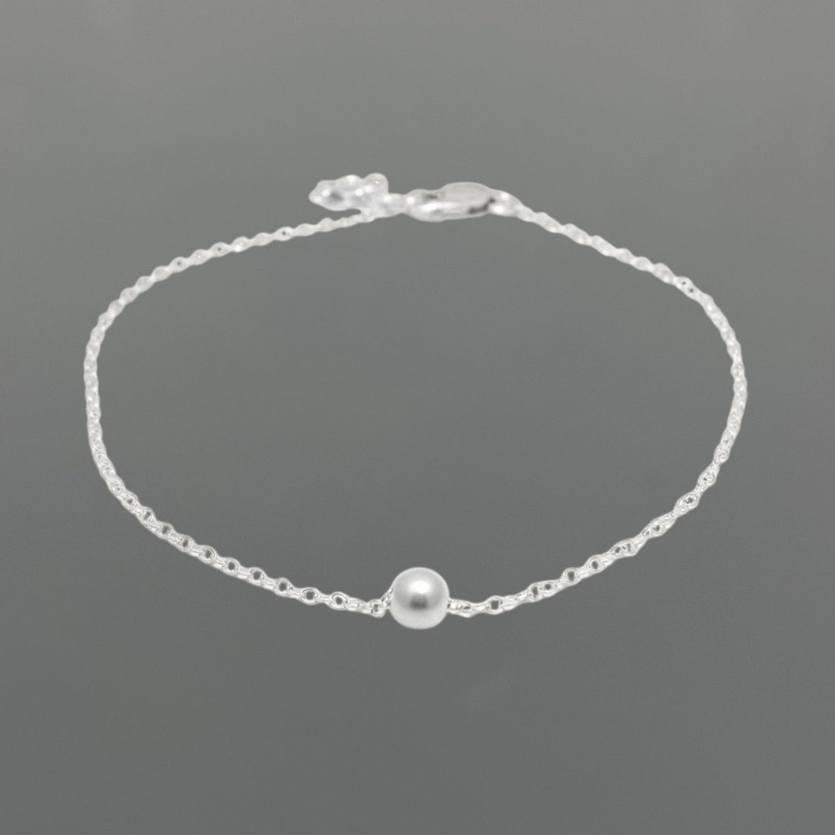 BS478 | Silver Minimal Ball Bracelet