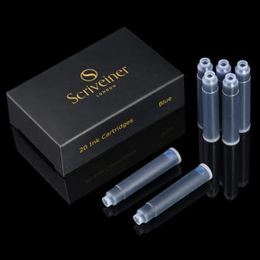 Blue Fountain Pen Refill Cartridges (20 pack)