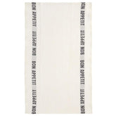 Tea Towel Bon Appetit White Black