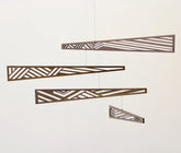 Ekko Workshop Planar Perspectives Mobile (Walnut)