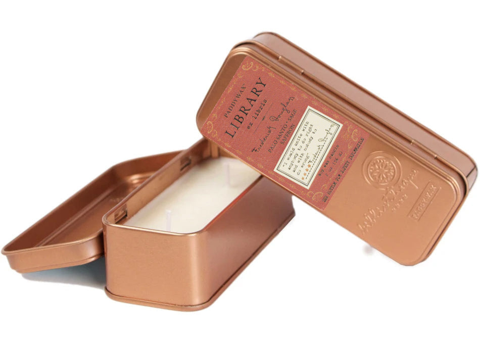 Paddywax Travel Tin Candle Frederick Douglass
