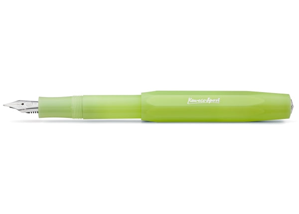Kaweco Frosted Sport Fountain Pen Fine Lime