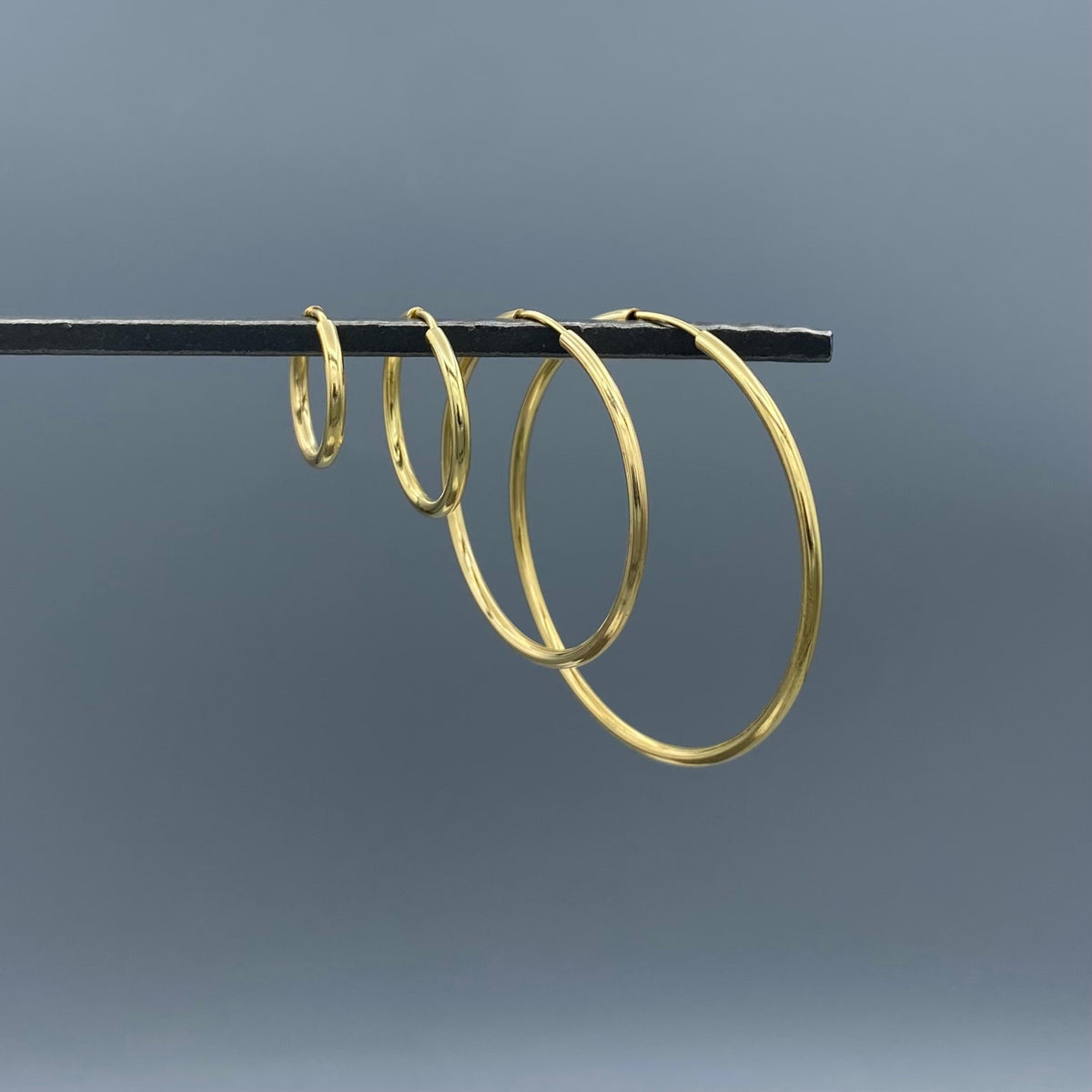 HE2GF | Gold Filled Endless Hoop Earrings (2mm)