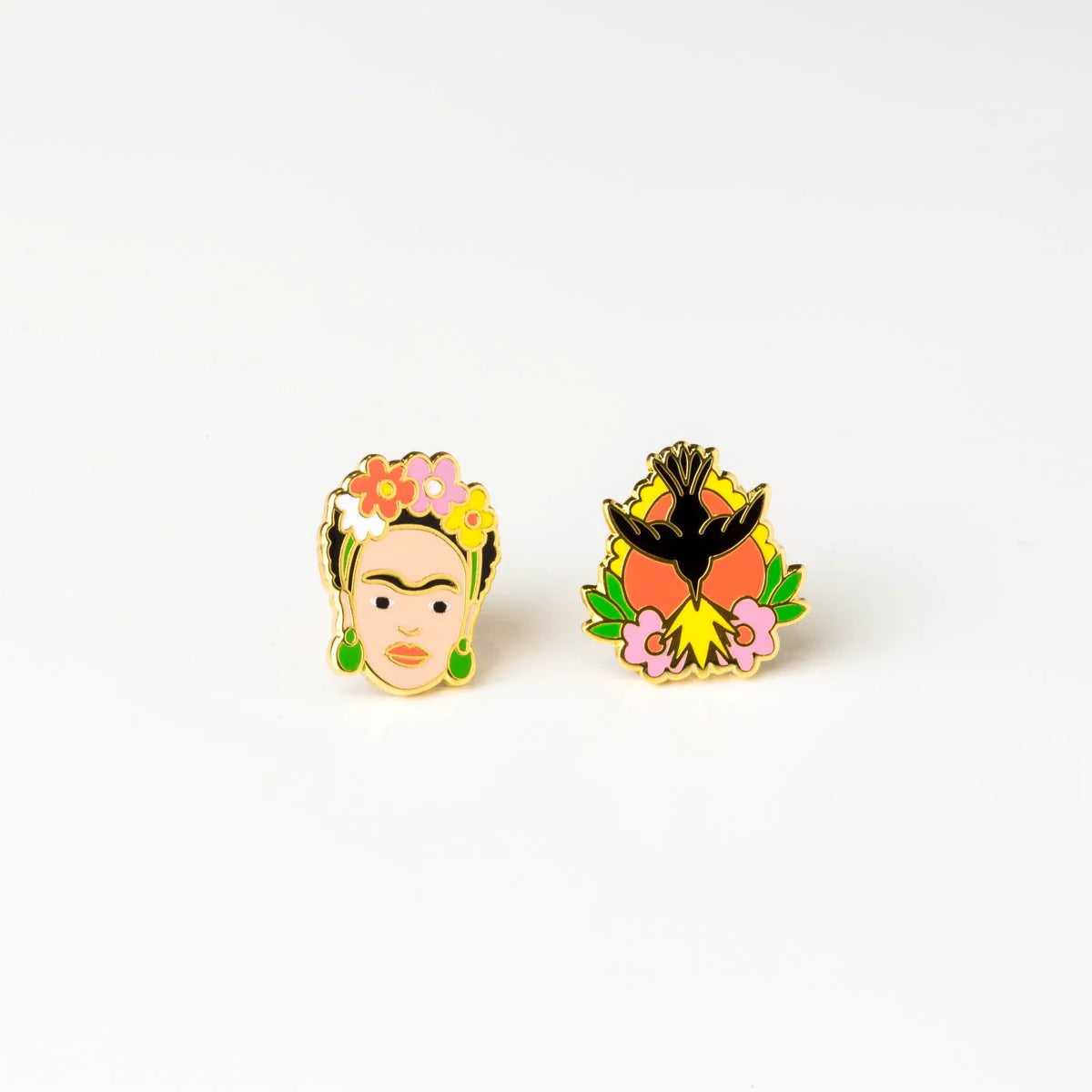 Frida Kahlo Milagro Post Earrings