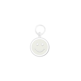 Smiley/Frown Face Mini Pendant (silver/alpine white)
