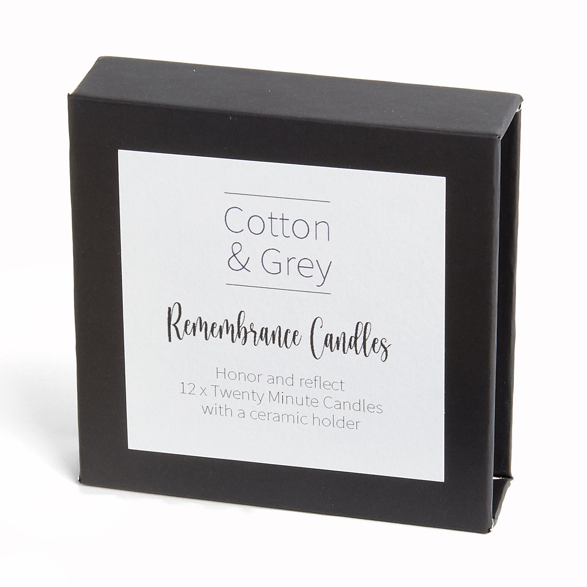 Cotton & Grey Remembrance Candles