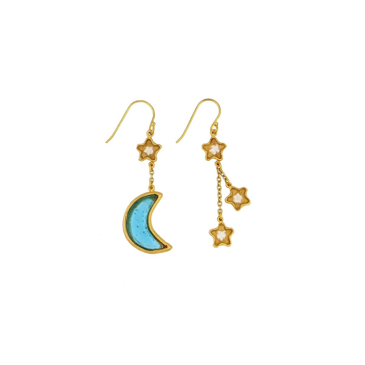 Moon & Star Earrings