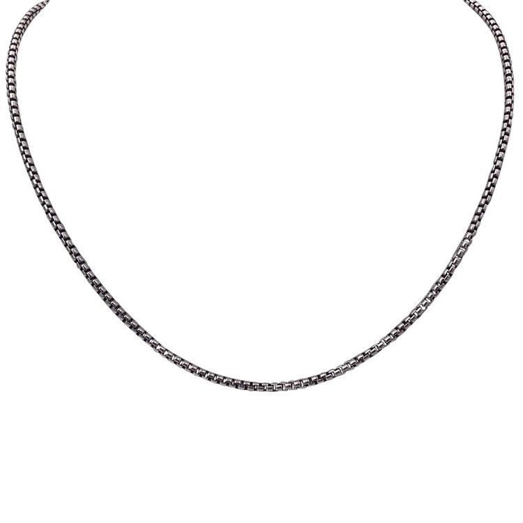 LOLA Rounded Box 3mm Chain 20" (oxy)