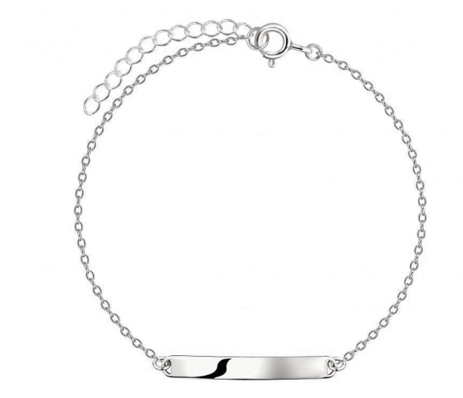 B124 | Silver Minimal Bar Bracelet