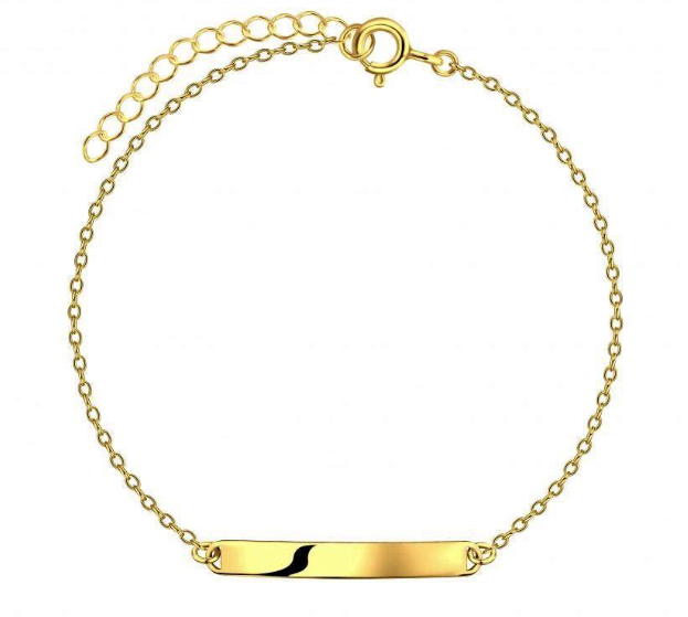 B125V | Gold Vermeil Minimal Bar Bracelet