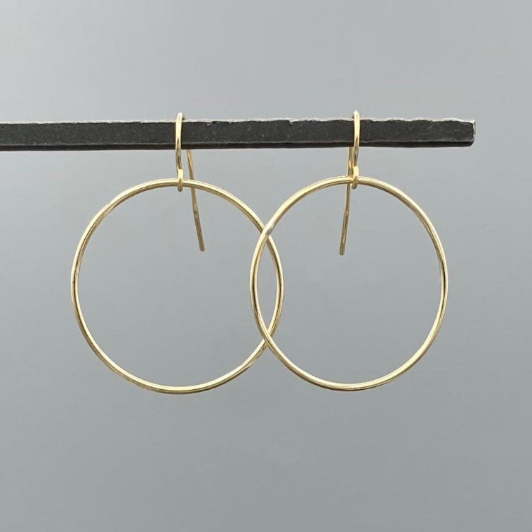 EG131 | Gold Filled Open Circle Earrings