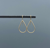 EG352 | Gold Filled Small Open Teardrop Earrings