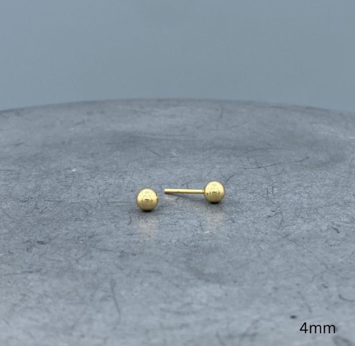 GFBALL 4 | Gold Filled Ball Stud Earrings