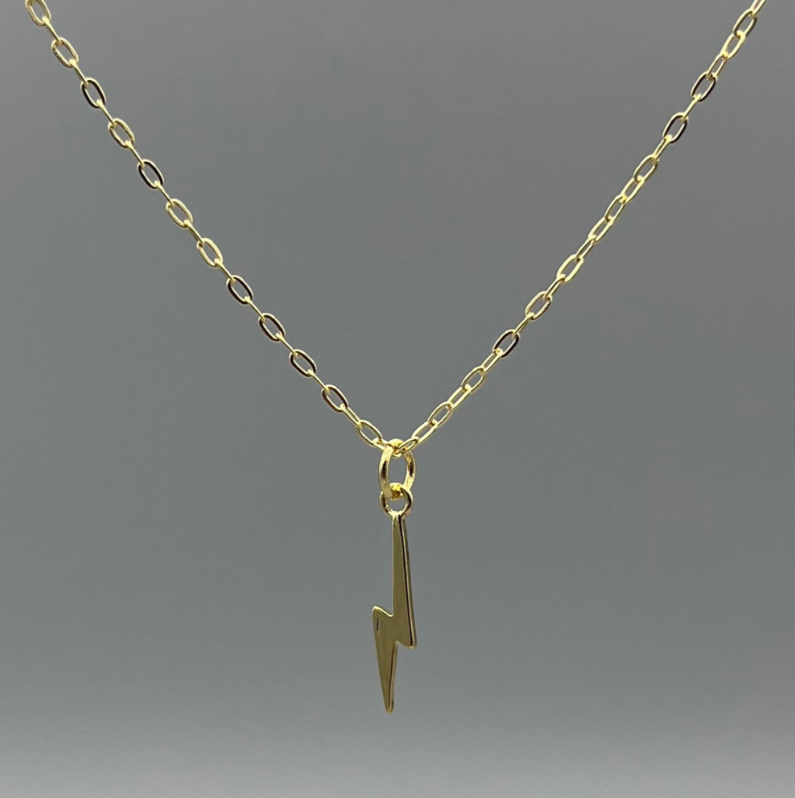 N-LBOLT1 | Gold Filled Lightening Bolt Necklace