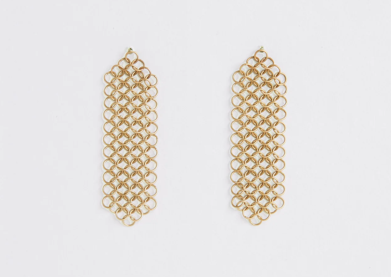 Pascale Lion 05 DO Earrings (golden finish)