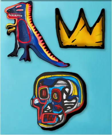 Basquiat Inspired Magnet Set