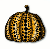Kusama Pumpkin Magnet 4in