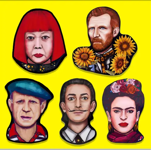 Magnetic Legends: Art Icons Set