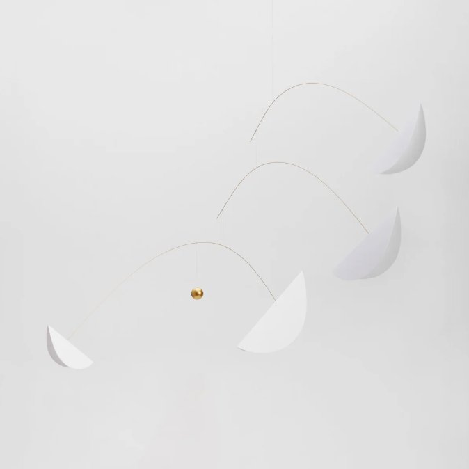 Life and Thread Mobile White/Gold