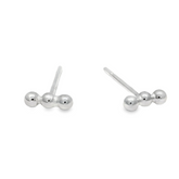 STS462 | Silver Mini Triple Dot Stud Earrings
