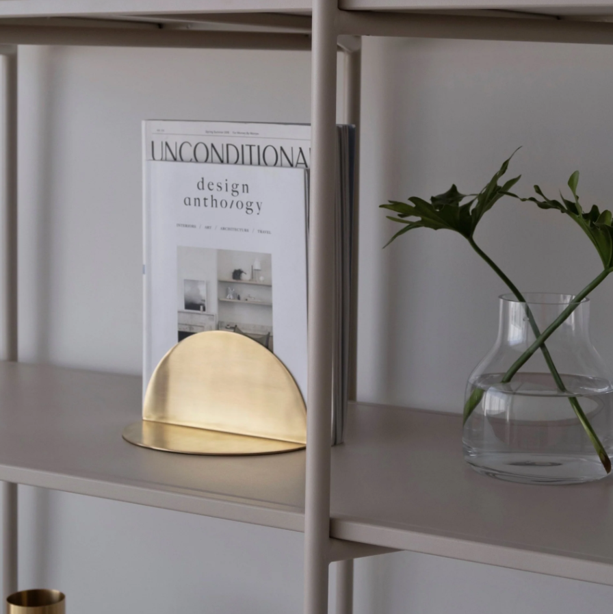 Behr & Co Brass Bookends (set of 2)