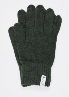 Pier Paolo Men's Recycled Cashmere Gloves - Green Foresta