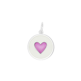 LOLA Heart Small Pendant (vintage pink)