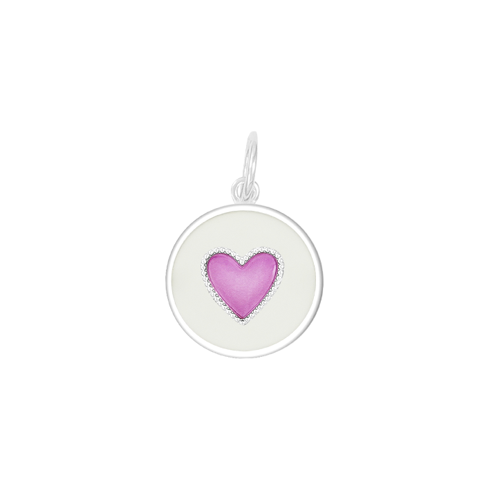 LOLA Heart Small Pendant (vintage pink)