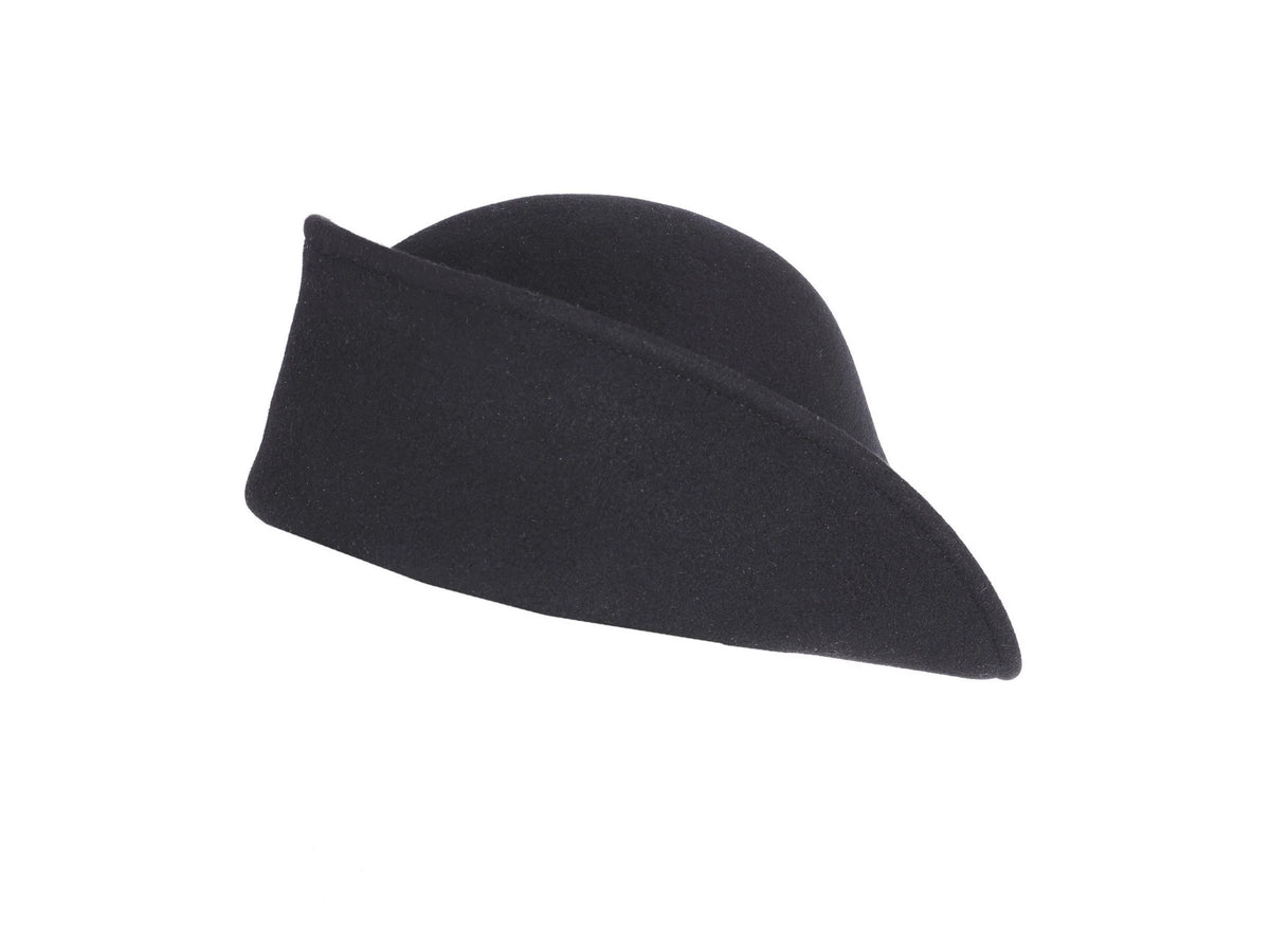 Six Way Felt Hat - Black