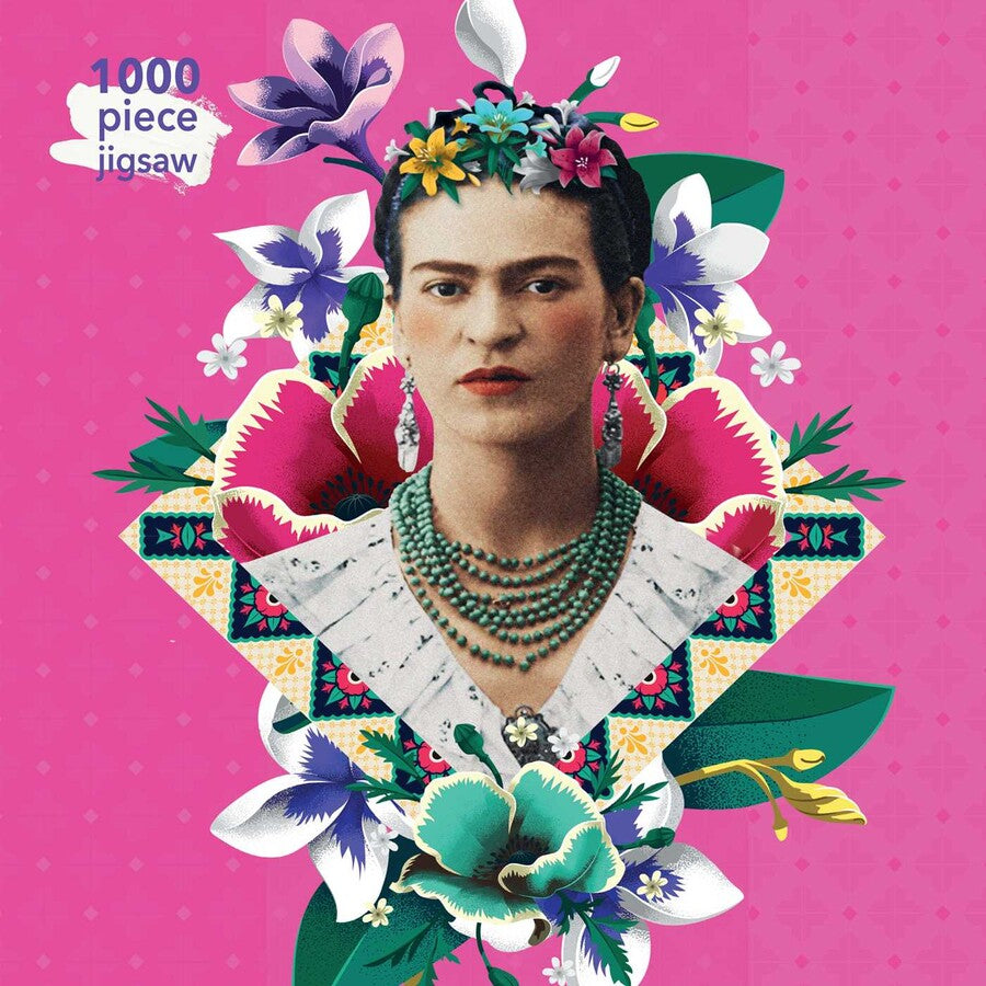 Frida Kahlo Pink Puzzle