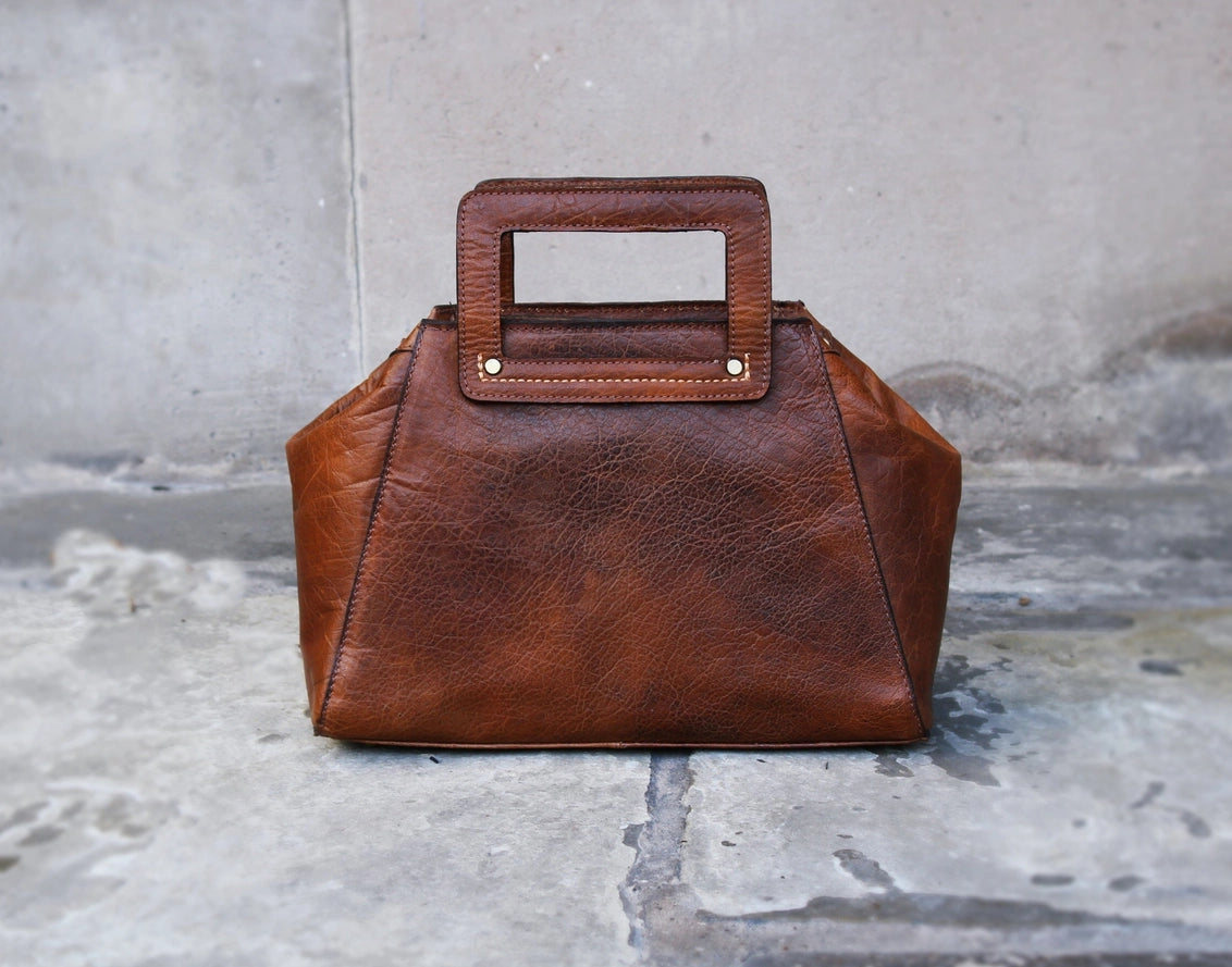 Leather Hand/Shoulder Bag/Backpack (w/wallet)