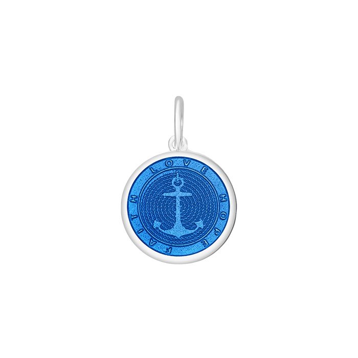 LOLA Anchor Small Pendant (periwinkle)