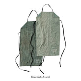 Vintage Wool Trousers Apron - Greenish Assort