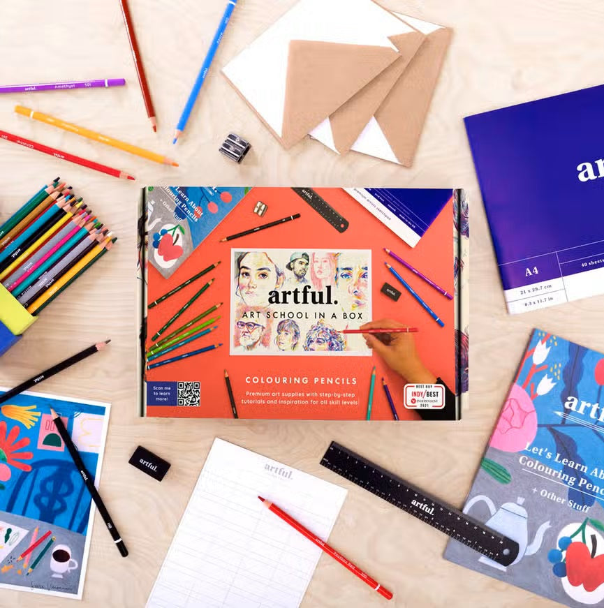 Artful: Art School in a Box - Colouring Pencil