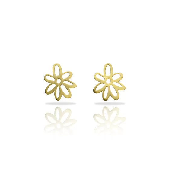 Awen stud gold-plated earring