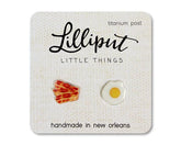 Bacon and Eggs Earrings