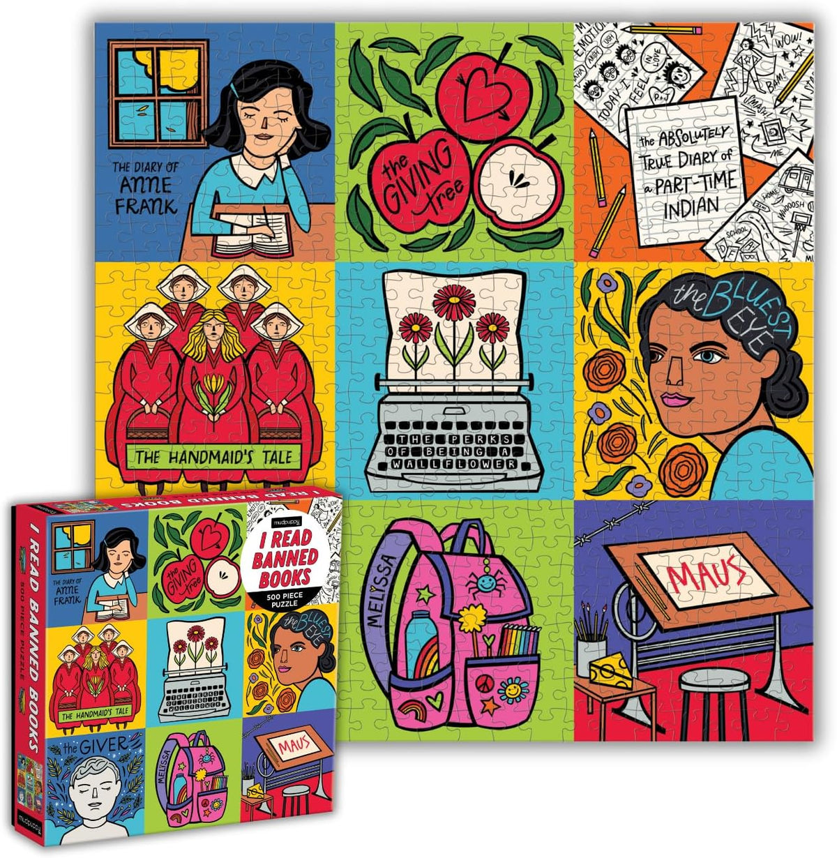 I Read Banned Books 500 Piece Puzzle