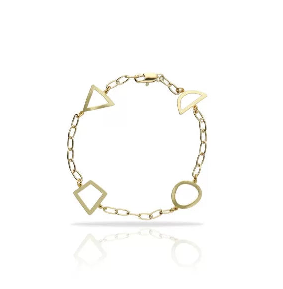 Bau gold-plated bracelet