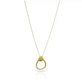 Bau gold-plated short pendant 1