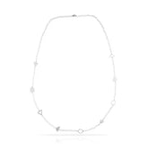 Bau silver-plated necklace