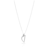 Bau silver-plated short pendant 1