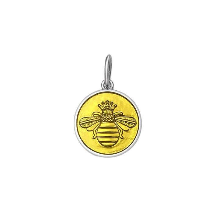 Queen Bee Small Pendant (gold/gold center)